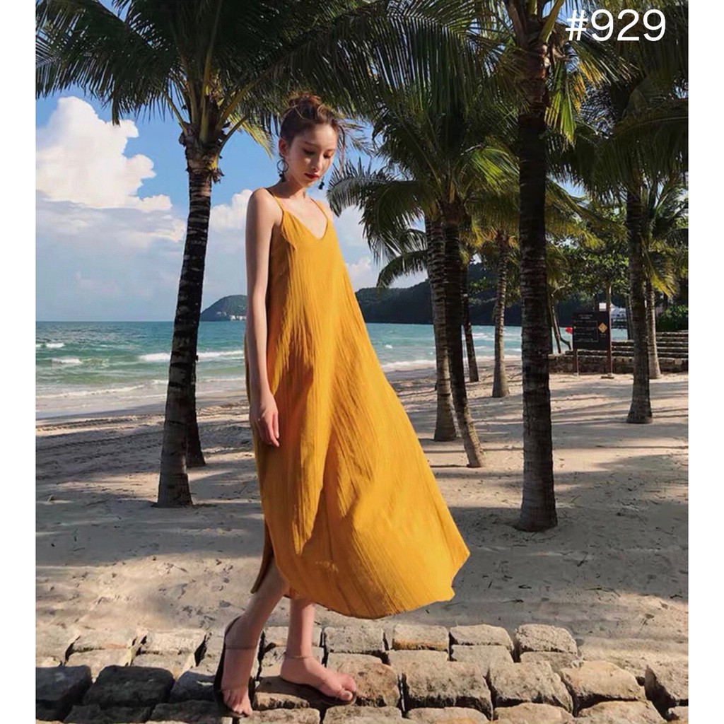 Top 20  Mẫu Đầm váy maxi đi biển đẹp nhất 2022