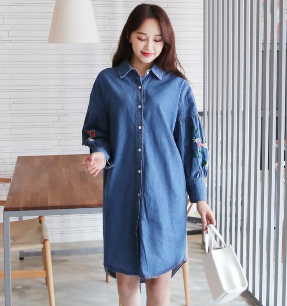 Mua Chân Váy Jean Nữ Suông Baisc Màu Xanh Đen Dáng Chữ A Cạp Cao Chất Loại  1 Phong Cách Ulzzang Hàn Quốc Cá Tính