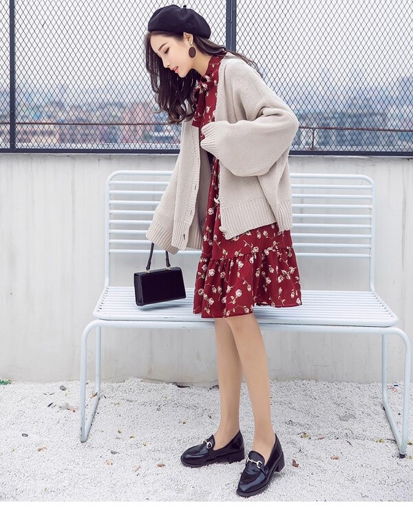 Thời trang nữ: Mặc đầm xòe mang giày gì thể hiện cá tính cho nàng Mac-dam-xoe-mang-giay-gi-18