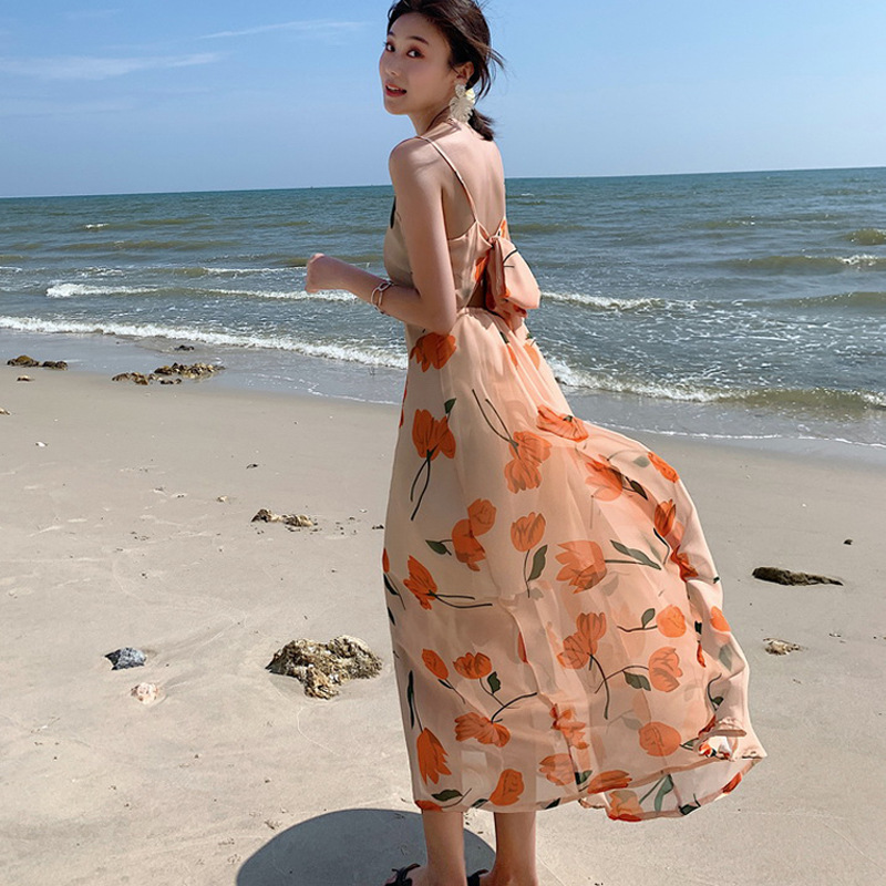 Váy Trễ Vai Đi Biển Đẹp Thanh Lịch Màu Trắng  Lami Shop