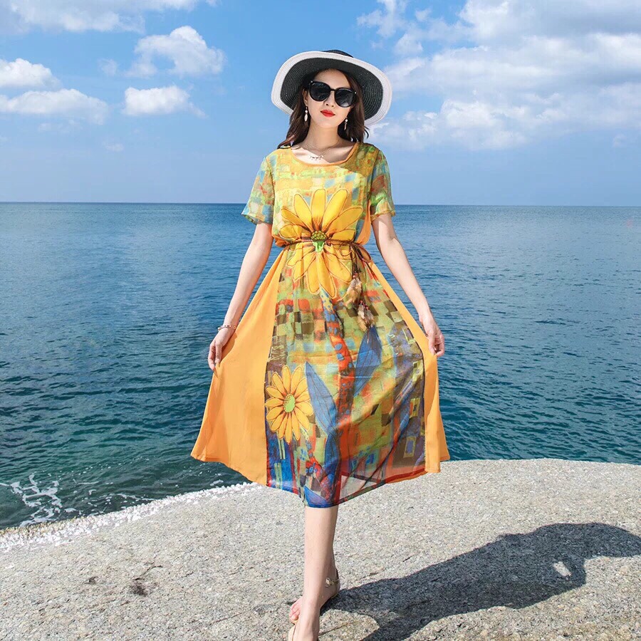 Thế nào là mẫu váy đi biển 2022 phù hợp với mùa hè rực rỡ Bống Maxishop
