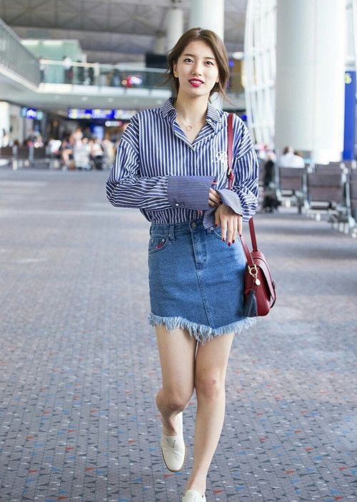  Chân Váy Jean Chữ A Màu Đen Kiểu Hàn Quốc Dễ Phối Đồ  Lazadavn