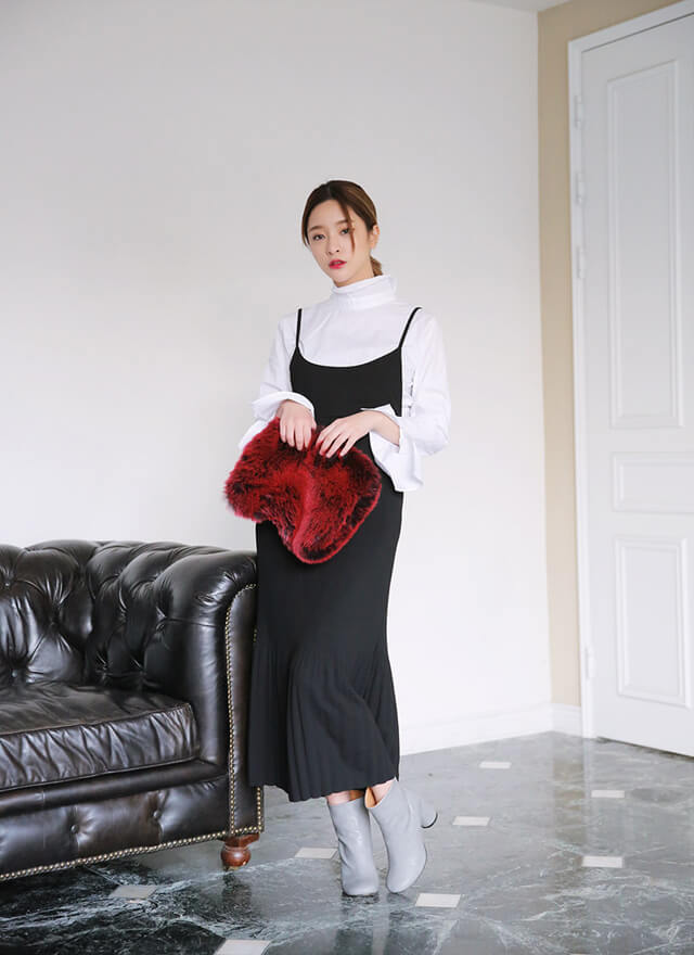 Quyến rũ sang trọng với váy đầm đơn sắc Hàn Quốc  FATODA Blog