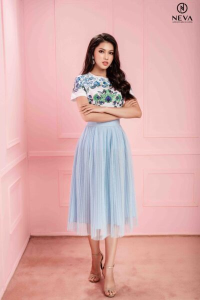 Alternative view of Chân váy midi 20F1W320170H015