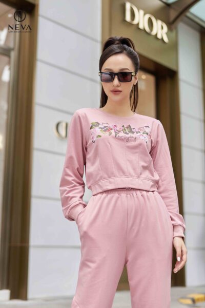 Alternative view of QUẦN NỈ "SMILE mix Hoa" 21F2W220450T021