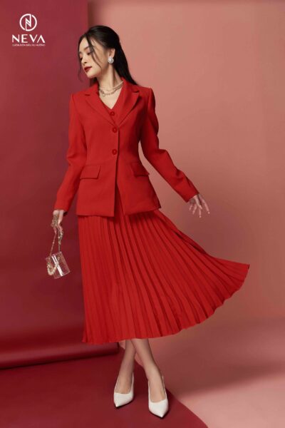 Alternative view of Áo gi lê đỏ  21F1W120437T012