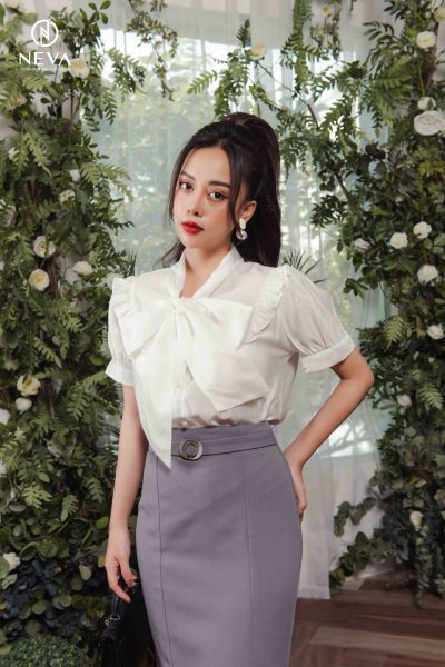 Alternative view of Chân váy bút chì kẹp mặt đai 22S3W310561T020