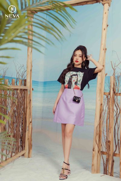 Alternative view of Chân váy 22S2W300587T016