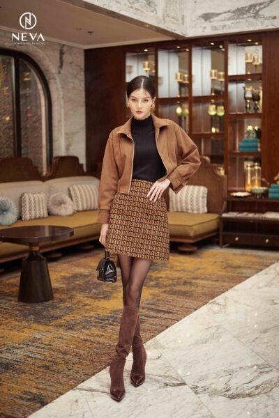 Alternative view of Juyp mini skirt dáng A 22F2W300661H011