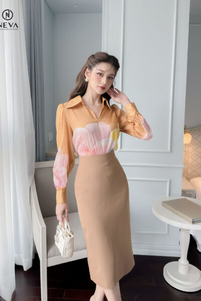 Alternative view of Chân váy 23S3W310724T022