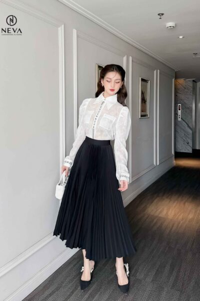 Alternative view of Chân váy 23S3W320052T011