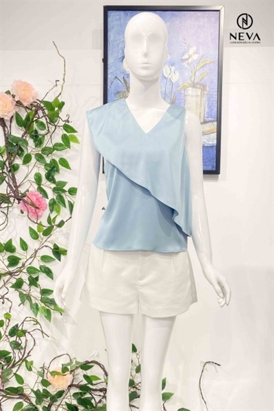 Áo sơ mi lụa Sara 21S1B120071T014  - M