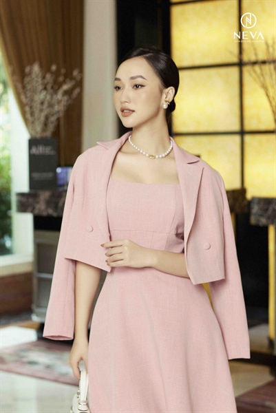 Áo khoác lửng theo set đầm midi 21F1W620400T021 - XL