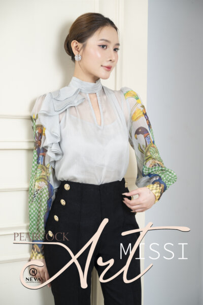 Alternative view of Áo sơ mi Missi 24S1W140009H014