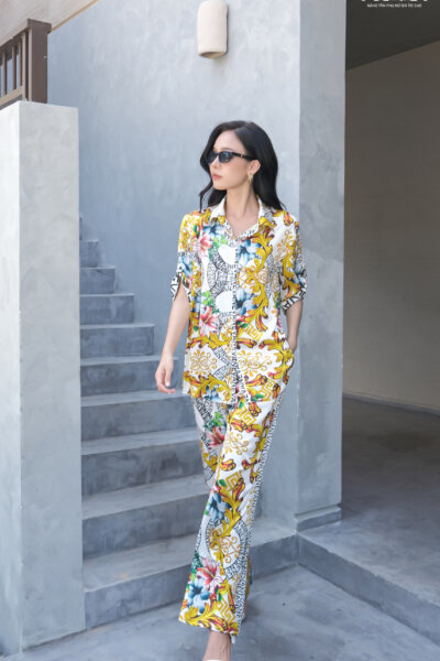 Alternative view of Quần dài Baroque Luxury 24S1W220019H013