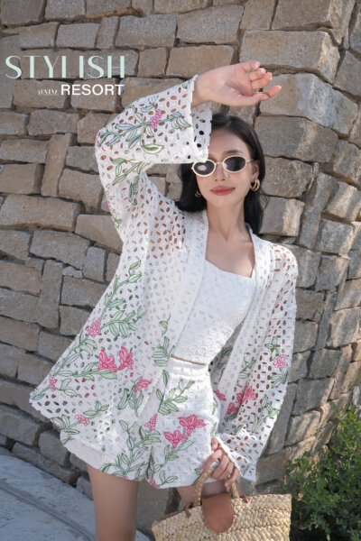 Áo sơ mi 𝐒𝐭𝐲𝐥𝐢𝐬𝐡 𝐑𝐞𝐬𝐨𝐫𝐭 24S1W140022H010