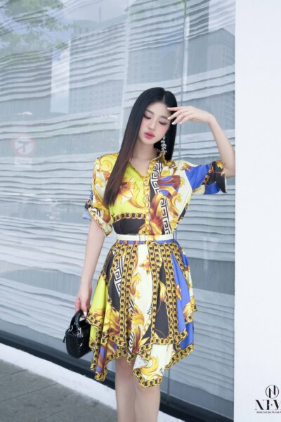 Chân váy Victory flower 24S1W320047H013