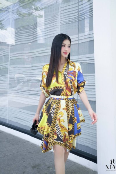 Alternative view of Áo sơ mi Victory flower 24S1W130065H013