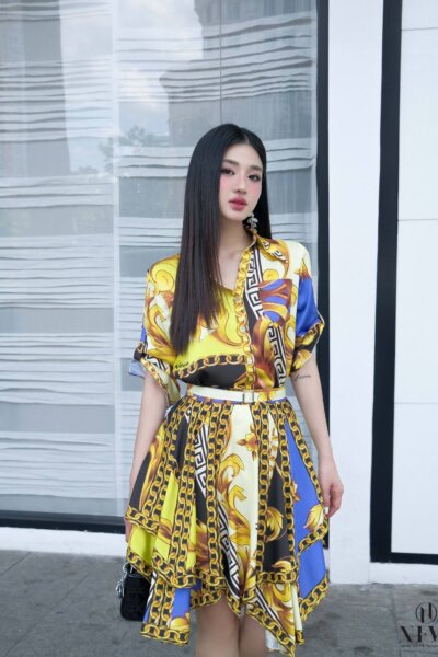 Alternative view of Chân váy Victory flower 24S1W320047H013