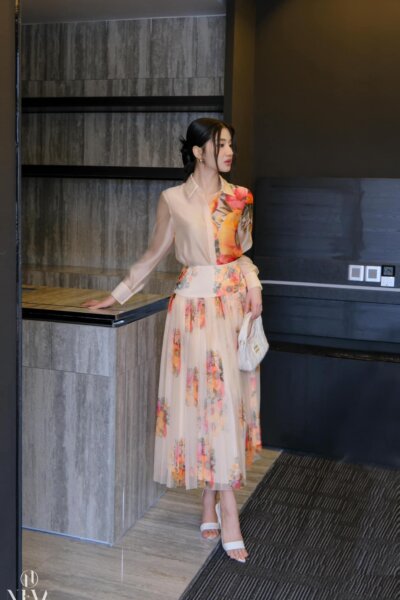 Alternative view of Chân váy Bonnie 24S1W320004H013