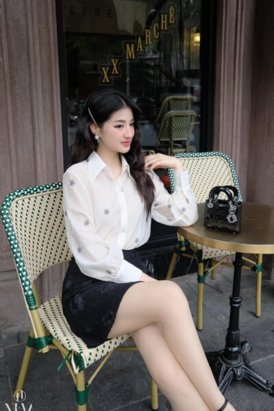 Áo sơ mi Angela 24S1W140041H010