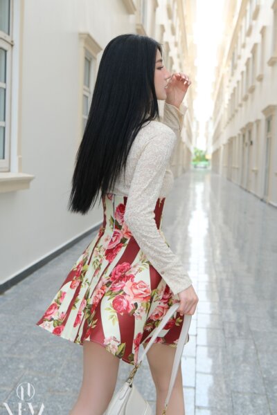 Alternative view of Áo Floral 24S1W140063T010