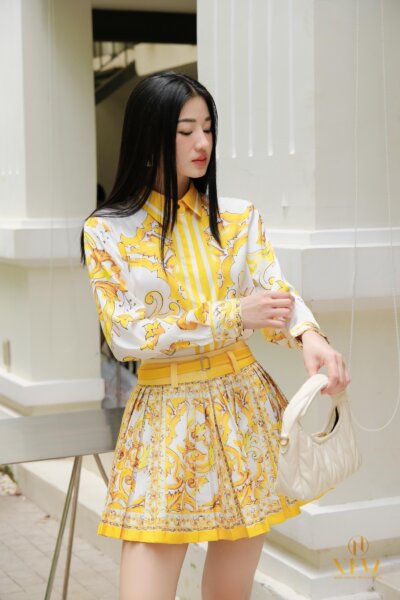 Alternative view of Chân váy Baroque Serenade 24S1W300071H013