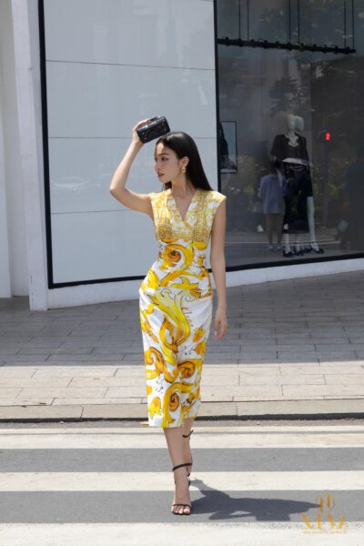 Alternative view of Đầm Mystical Melody 24S1W420070H013