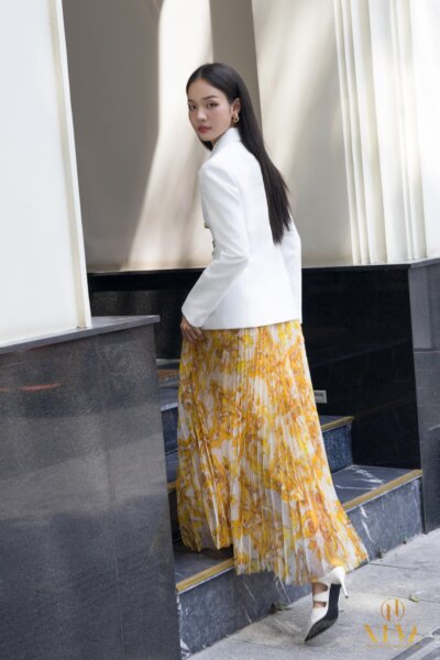 Alternative view of Áo vest trắng Opulent Paradise 24S1W620088T010