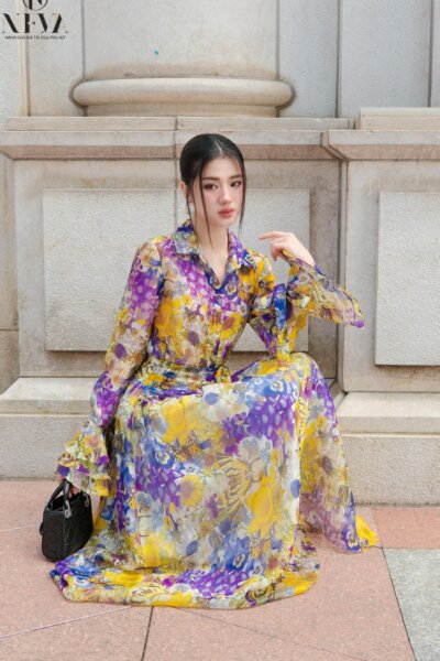 Áo sơ mi dài tay cổ đức Golden Aurora 24S1W140801H016