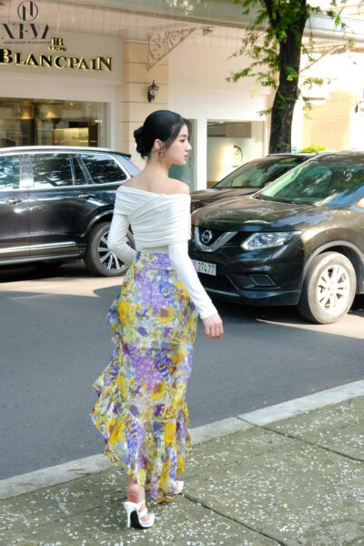 Alternative view of Chân váy Ethereal Dawn 24S1W320805H016