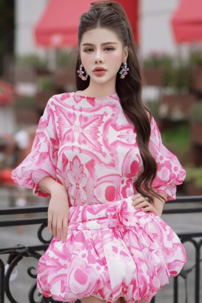 Chân váy bí phồng Ruby Grace 24S1W302060H021