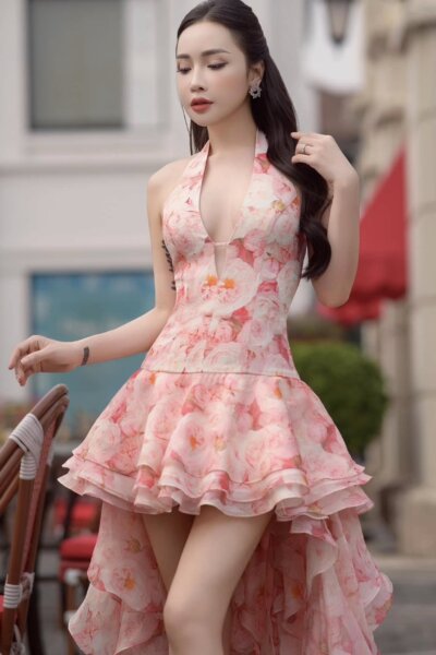 Alternative view of Đầm dạ hội cao cấp Rose Reverie 24S1W428001H021