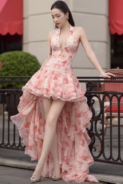 Đầm dạ hội cao cấp Rose Reverie 24S1W428001H021