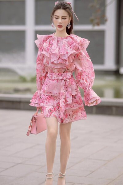 Alternative view of Chân váy mini A  Rosy Serenity 24S1W308004H021