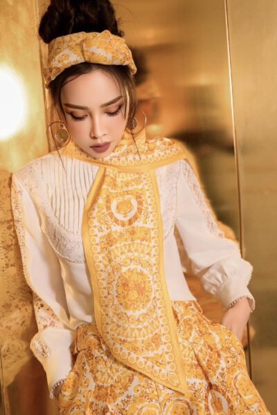 Alternative view of Áo sơ mi xuông cổ tàu Urban Bloom 25S1W141008T010