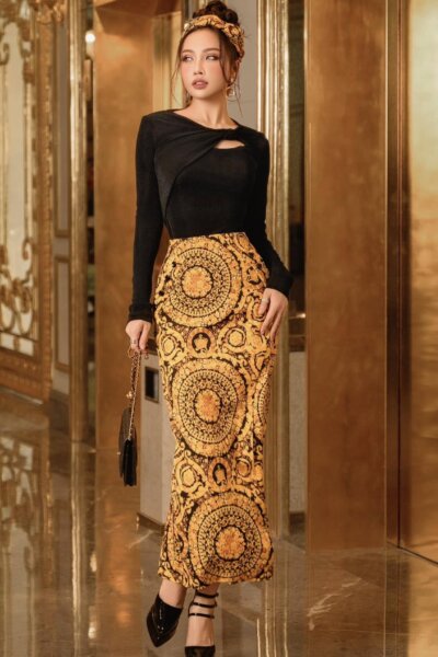 Chân váy bút chì Elysian Cascade 25S1W311007H013