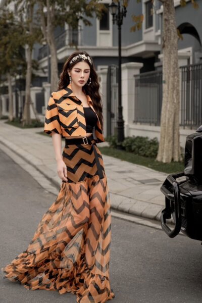 Áo sơ mi crotop trẻ trung Illumina 25S1W133006H013