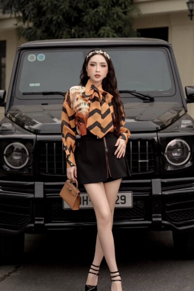 Quần sóc giả chân váy Mini A Radiance 25S1W303003H013