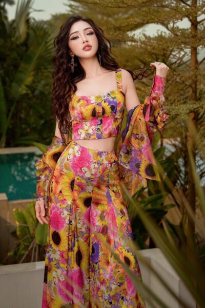 Áo bra 2 lớp có dây bản to Firefly Reverie 25S1W119001H017