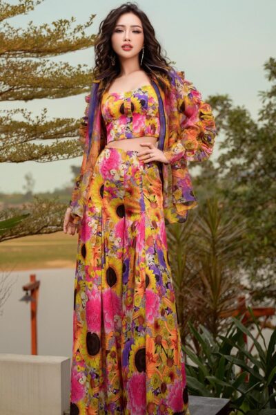 Áo sơ mi dáng xuông Firefly Reverie 25S1W149001H017