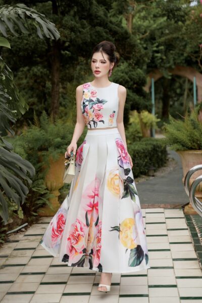 Chân váy midi Jardin Secret 25S1W322105H021