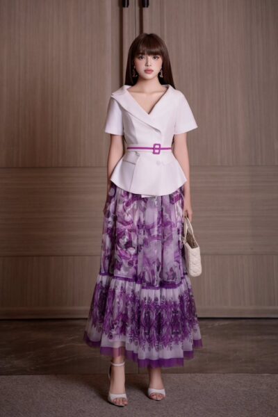 Alternative view of Áo vest cổ thiết kế lạ mắt trẻ trung Regina Segreta 25S1W610905H016