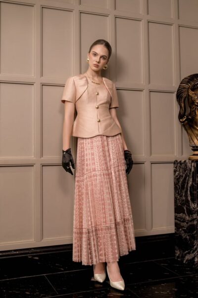 Áo vest cách điệu Maison d’Orée 25S1W130502T022