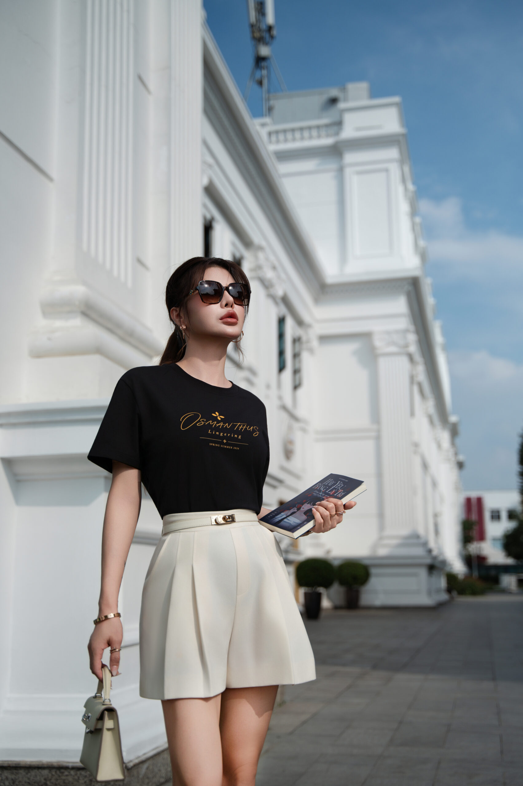 Áo phông classic màu đen 26S1W502002T011 - Ảnh 4